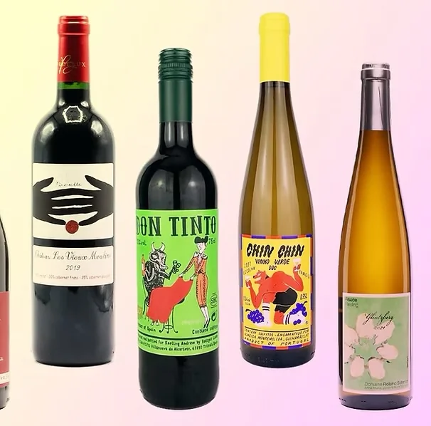 Natural wine selection